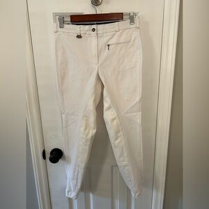 USG Size 30 White Full Seat Riding Breeches